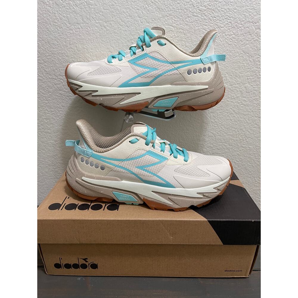 Diadora Equipe Sestriere Xt Trail Running Men’s 6 Womens 7.5 Blue, White Shoes